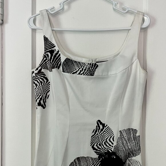 Tomaso Stefanelli midi dress size 42 (US size 6) designer large floral print - Picture 4 of 9